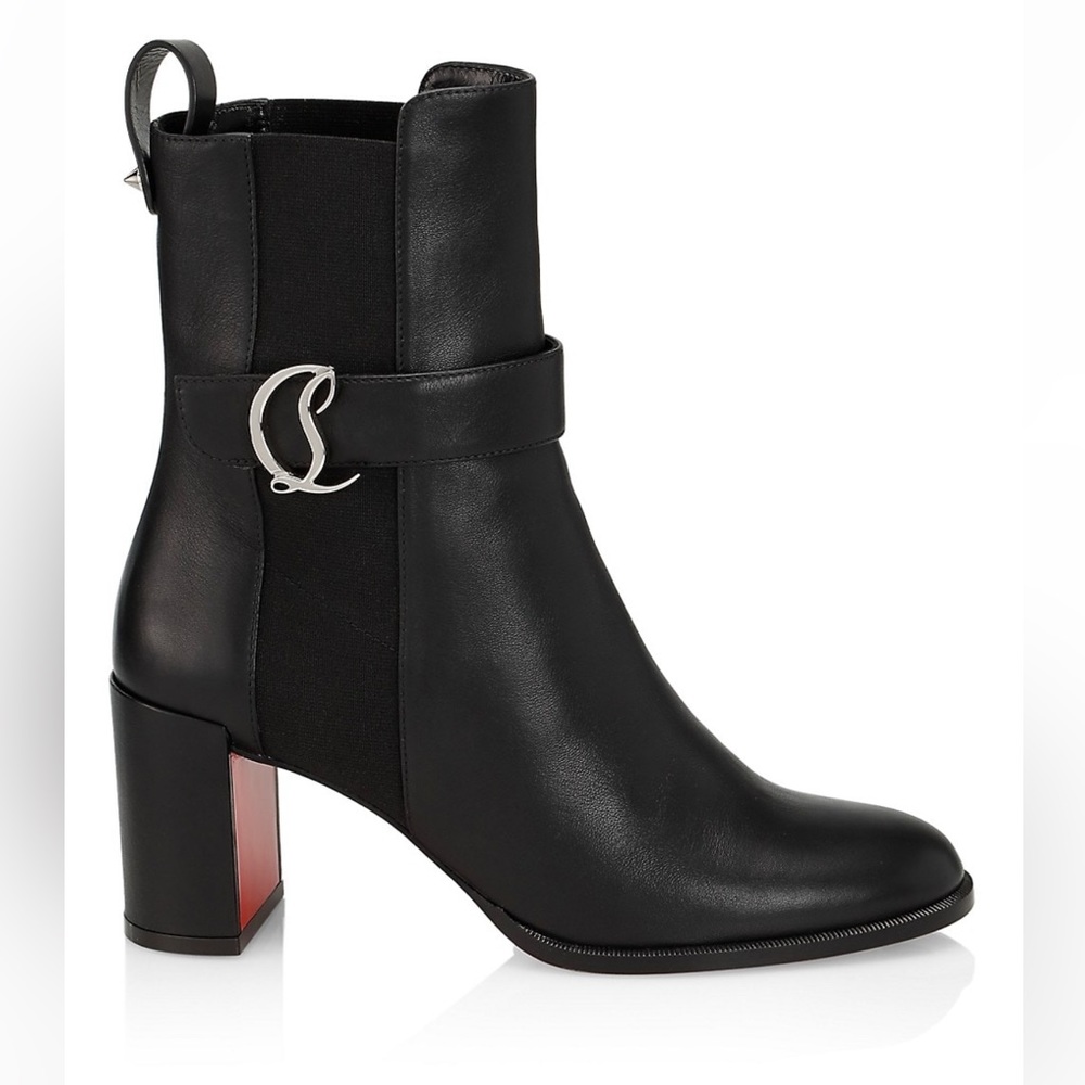 Christian Louboutin Leather 70 Chelsea Booties